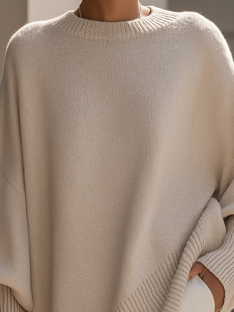 Elegancia sin esfuerzo: poncho extragrande