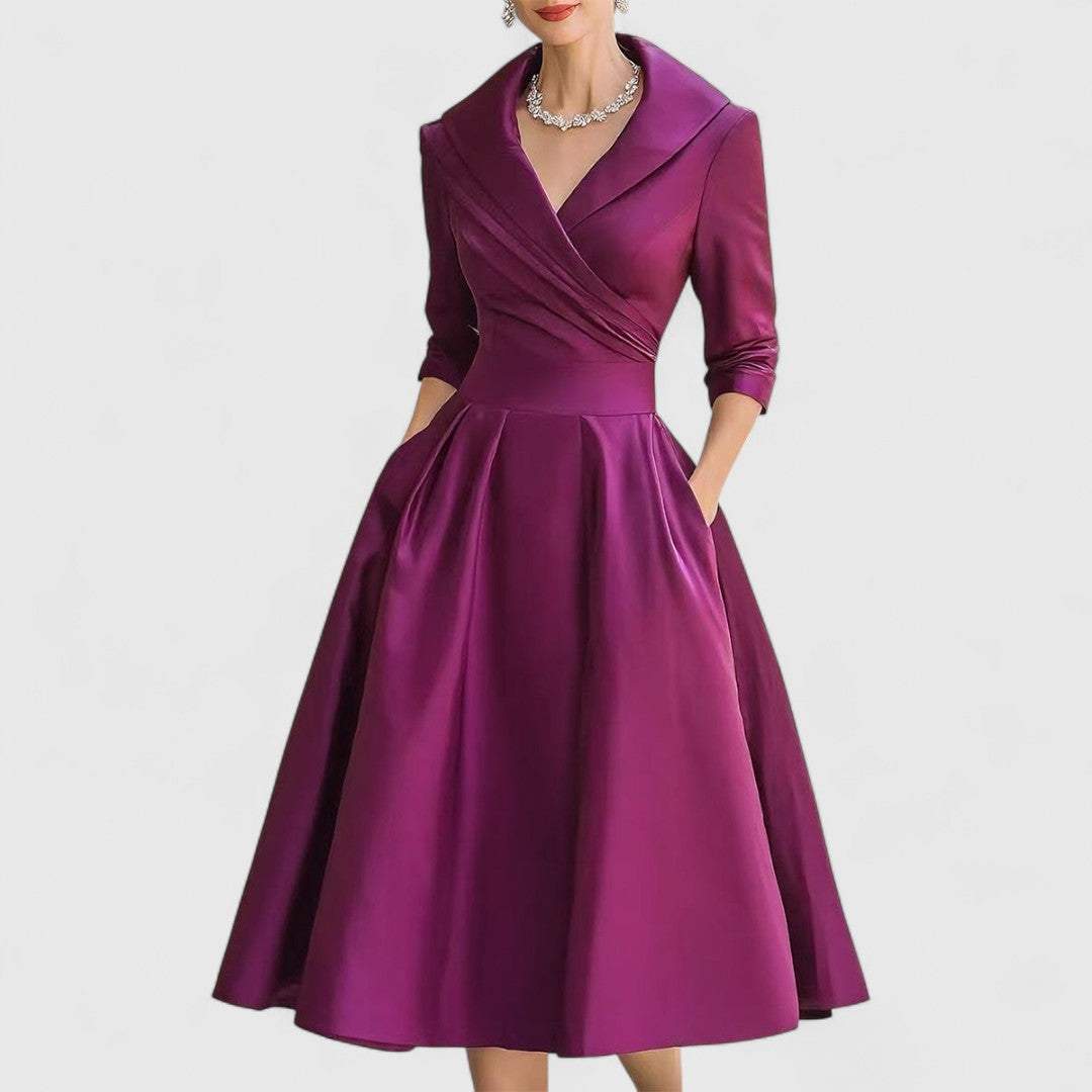 Vestido midi elegante