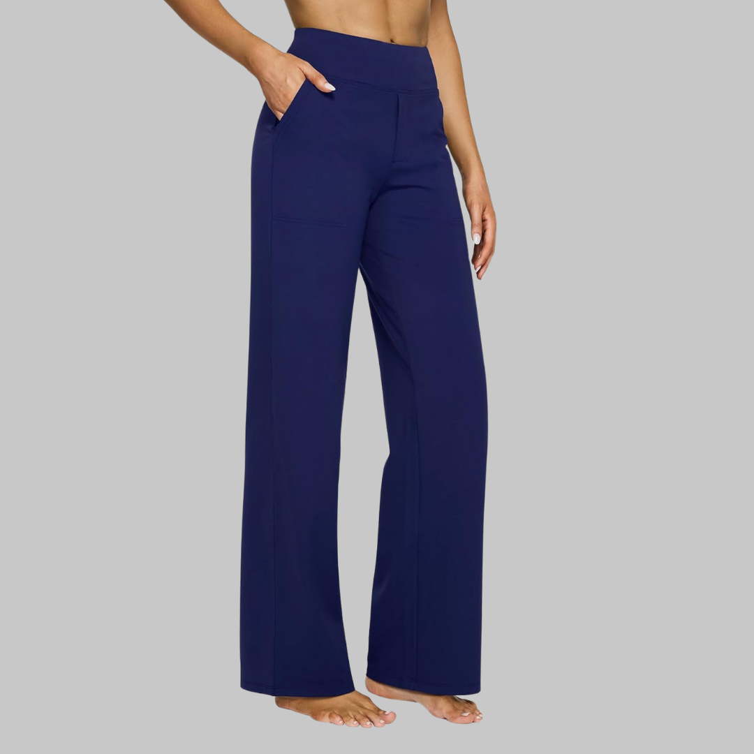 Pantalones elegantes de jersey suave