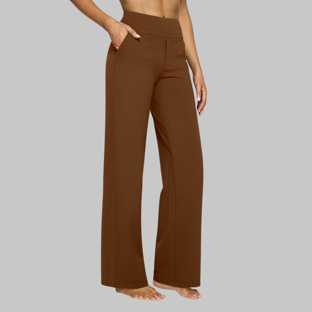 Pantalones elegantes de jersey suave