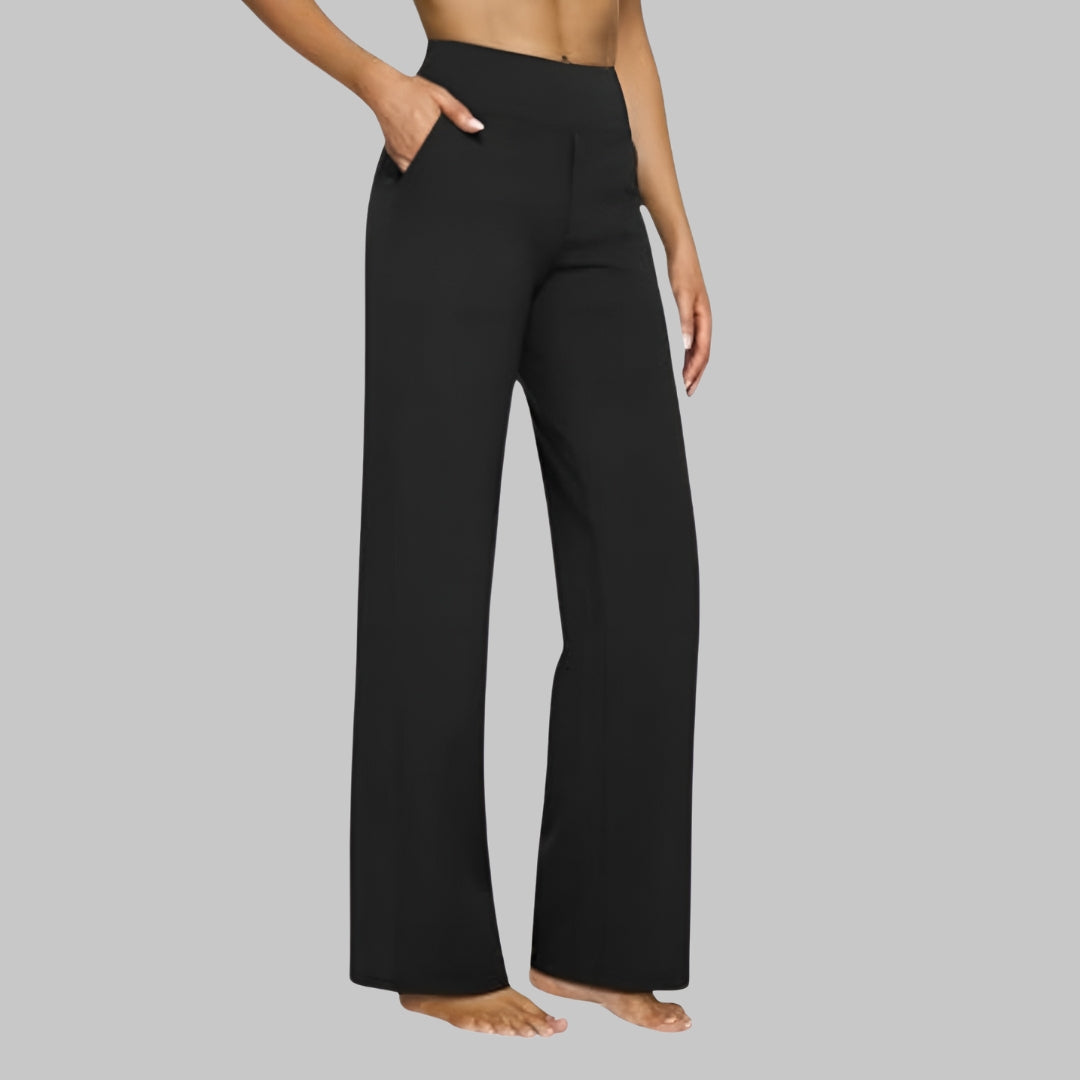 Pantalones elegantes de jersey suave