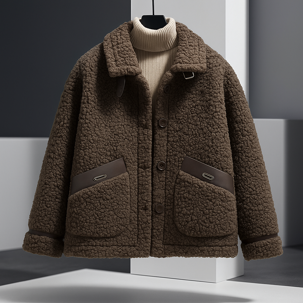Lopez Moda Chaqueta de Sherpa
