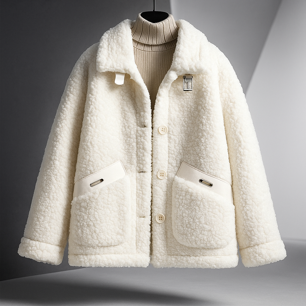 Lopez Moda Chaqueta de Sherpa