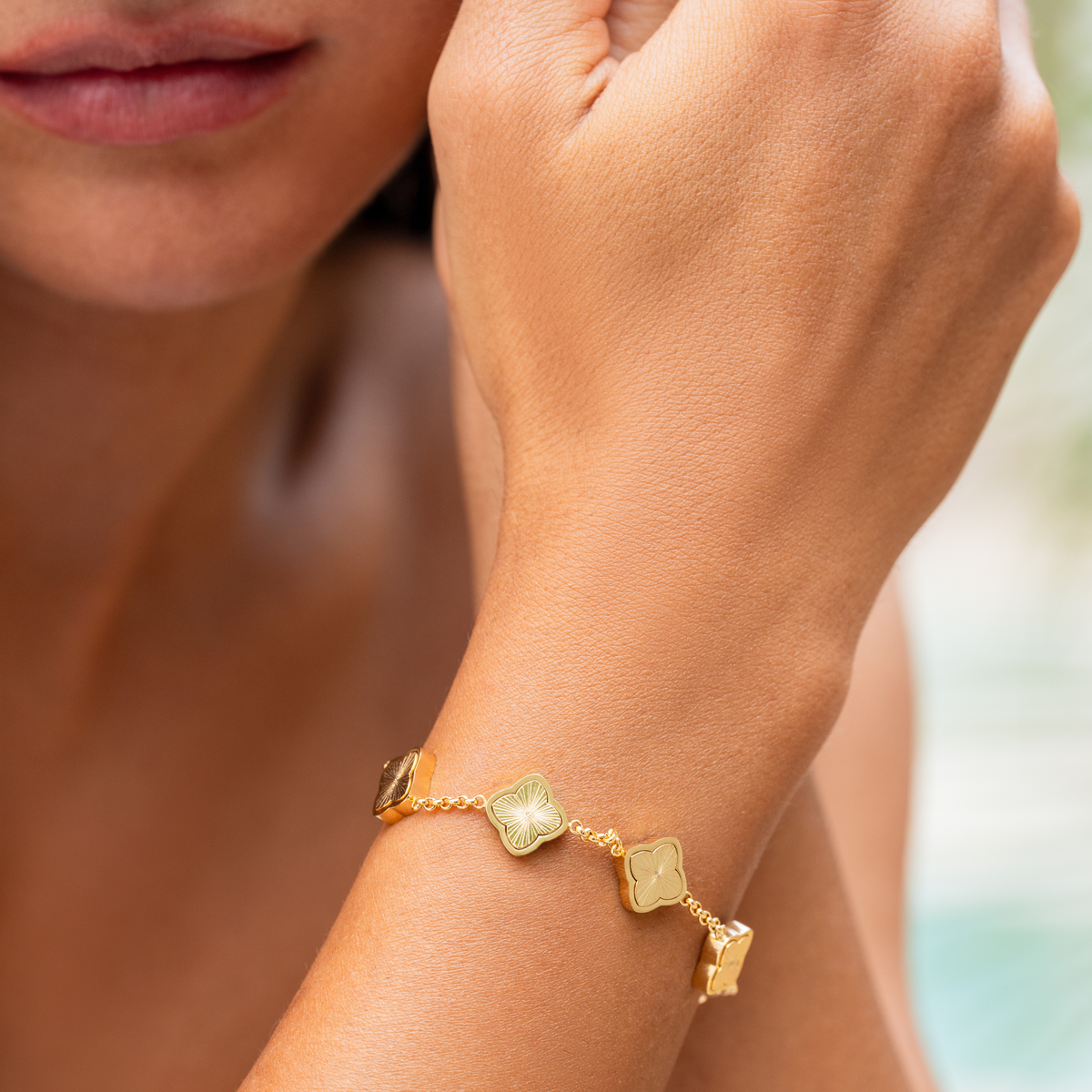Pulsera de trébol
