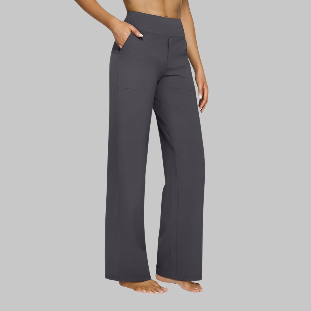 Pantalones elegantes de jersey suave