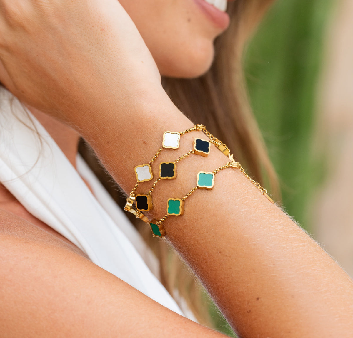 Pulsera de trébol