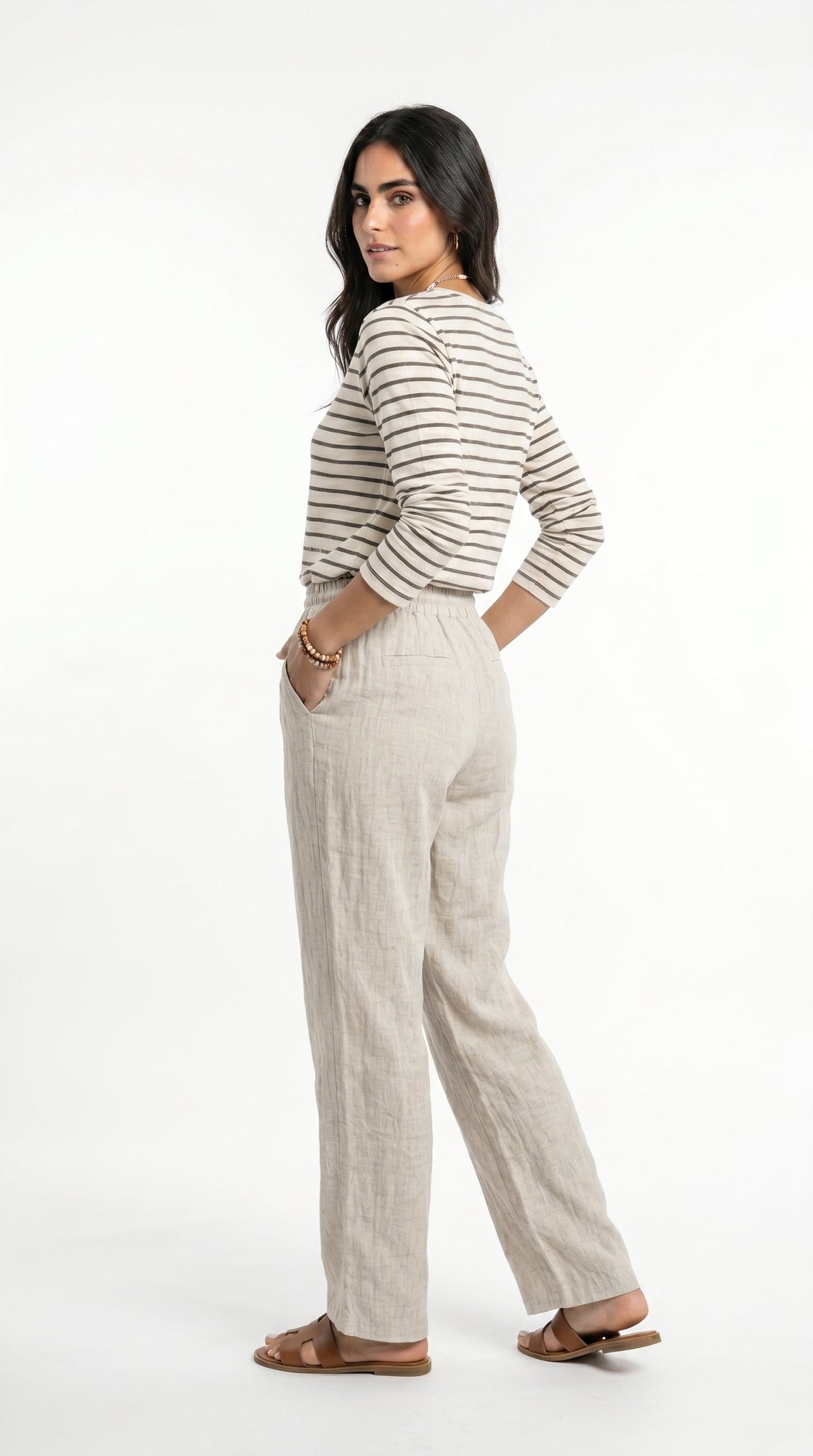 Allegra | Pantalones elegantes con cordón