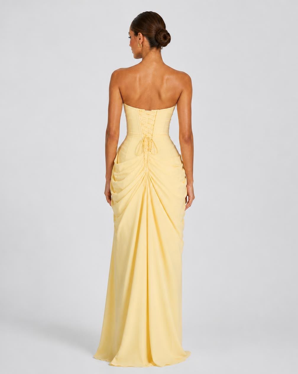 Vestido largo Aura - vista trasera