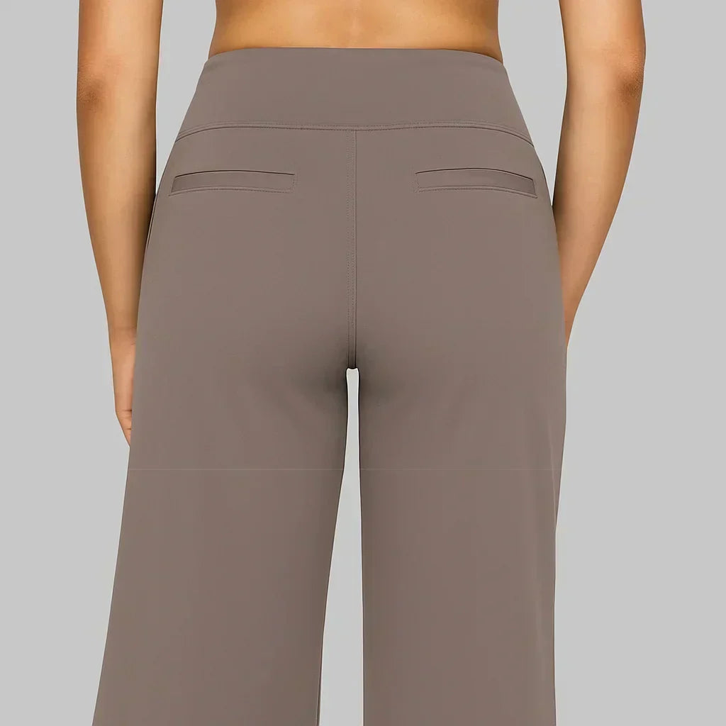 Pantalones elegantes de jersey suave