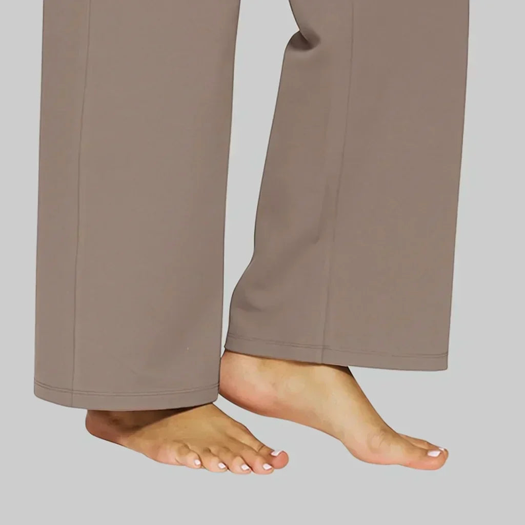 Pantalones elegantes de jersey suave