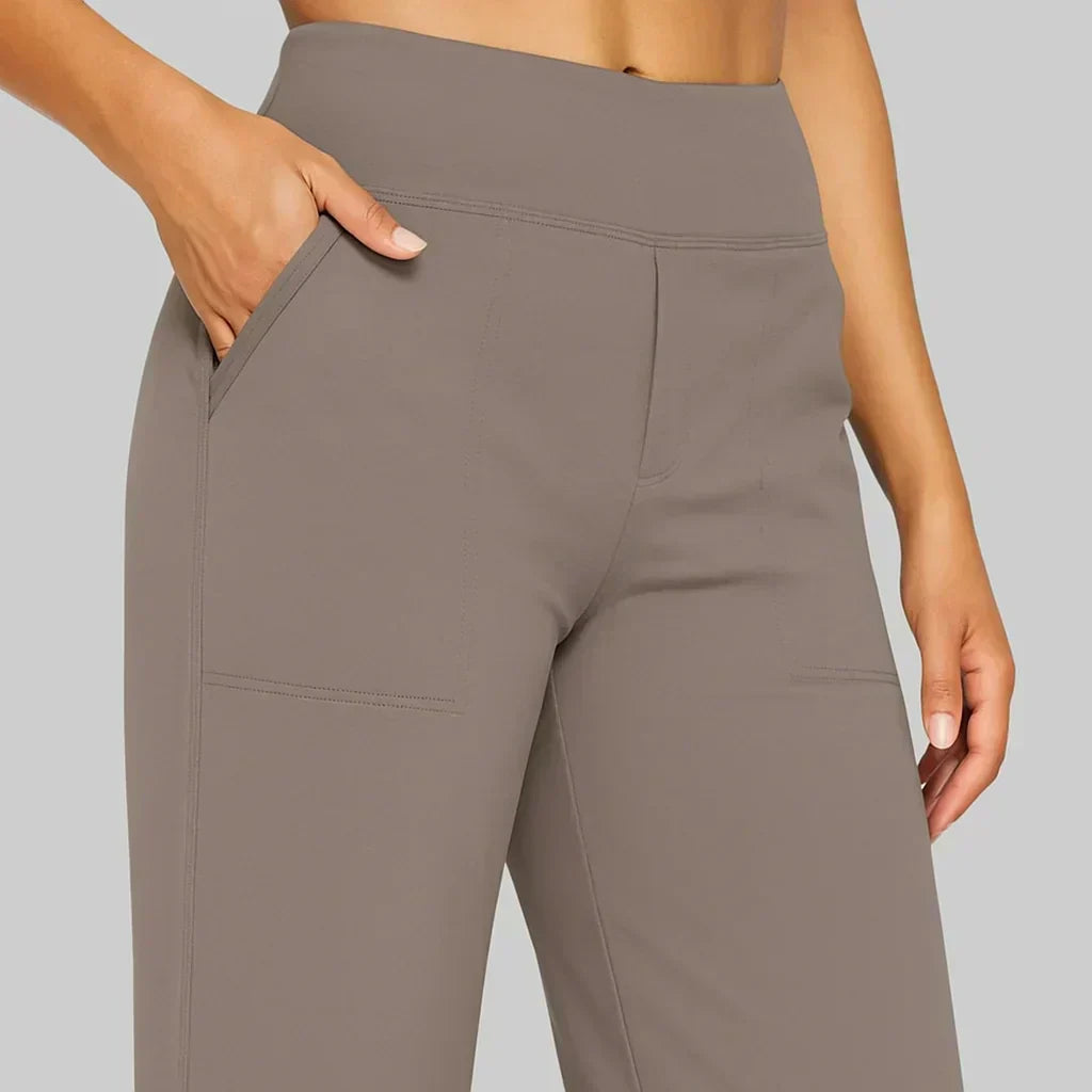 Pantalones elegantes de jersey suave