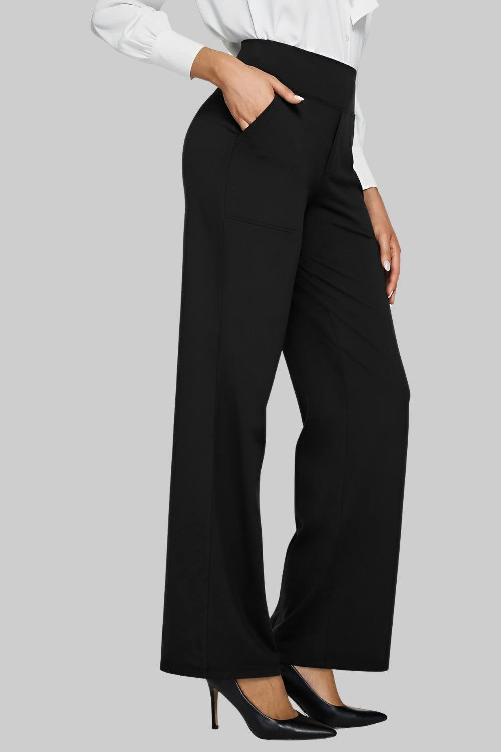 Pantalones elegantes de jersey suave